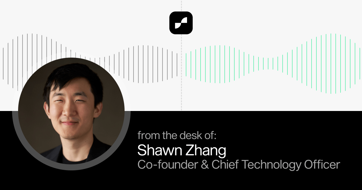 From the desk of Shawn Zhang